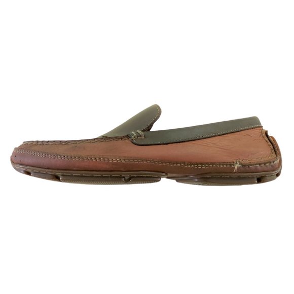 ROCKPORT Men\'s Washable Dark & Medium Brown Slip On Driving Loafer Size 10 M